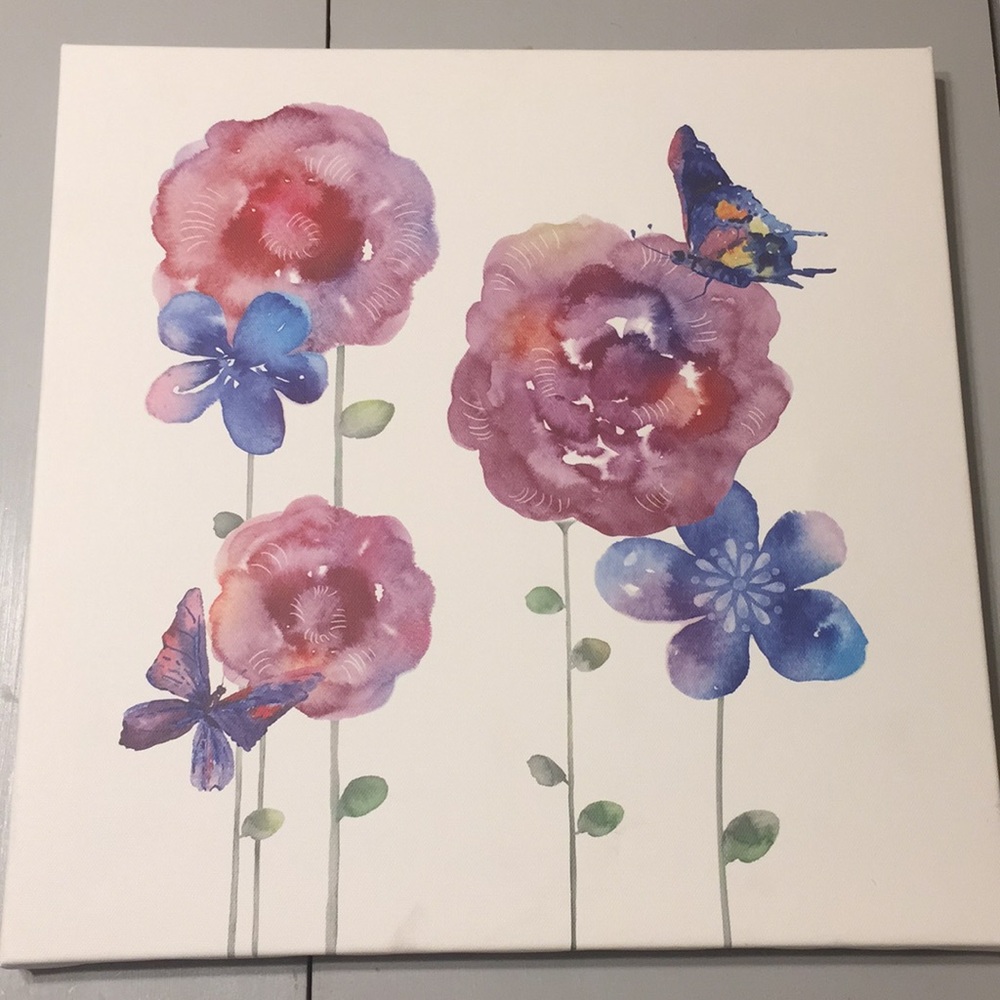 2 canvas arts for girls room.